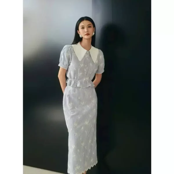 spark nigh party dress green