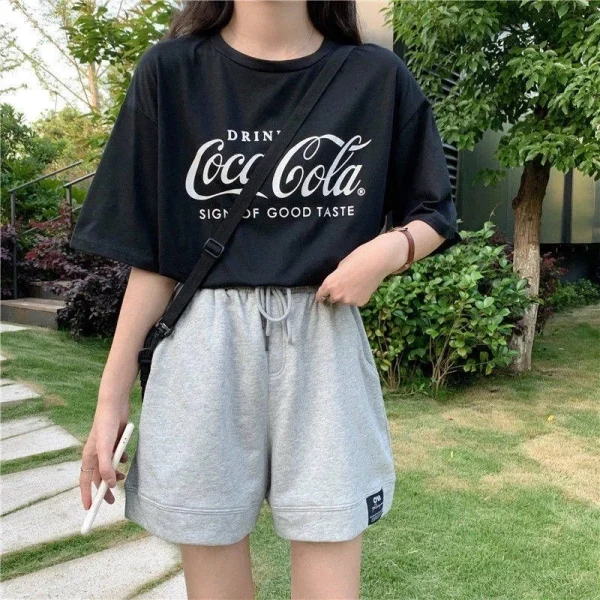 Quần Short Nữ Dáng Rộng Cạp Chun - Quần đùi nữ mặc hè vải thun mát thể thao basic