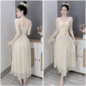 aurie fashion váy thiết kế dáng dài 2 lớp Đi tiệc